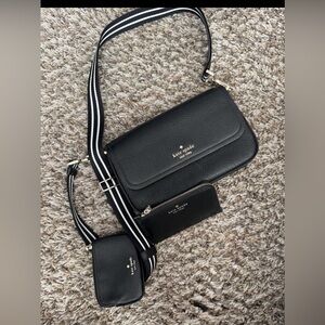 Kate Spade Black Crossbody Bag Trio